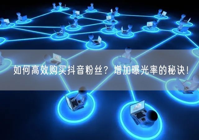 如何高效购买抖音粉丝？增加曝光率的秘诀！