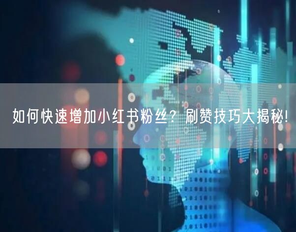 如何快速增加小红书粉丝？刷赞技巧大揭秘!