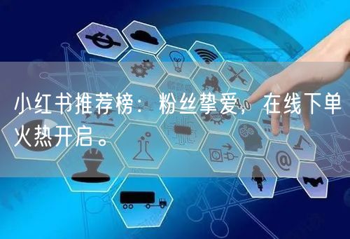 小红书推荐榜：粉丝挚爱，在线下单火热开启。