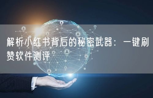 解析小红书背后的秘密武器：一键刷赞软件测评