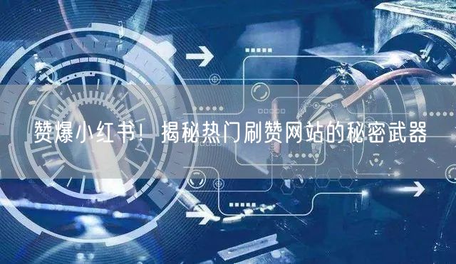 赞爆小红书！揭秘热门刷赞网站的秘密武器