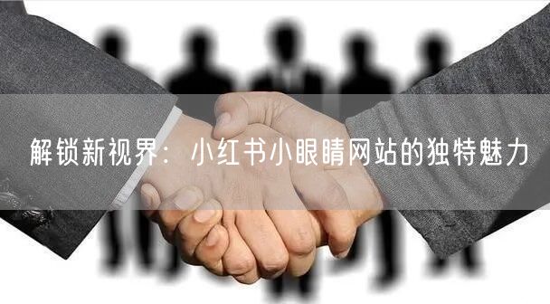 解锁新视界：小红书小眼睛网站的独特魅力